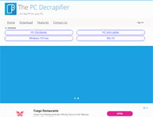 Tablet Screenshot of pcdecrapifier.com